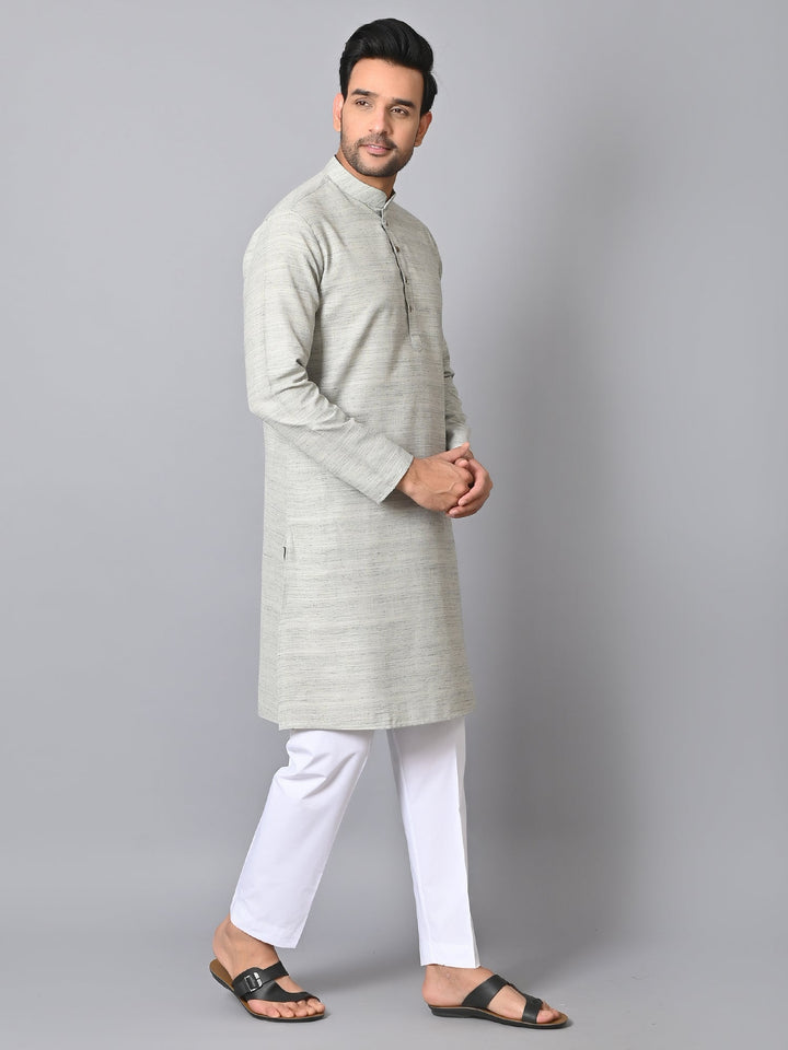 Striped Green Kurta Set