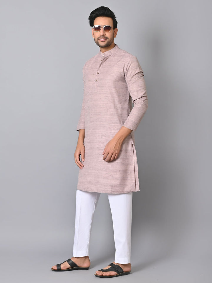 Striped Purple Kurta Set