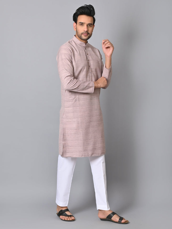 Striped Purple Kurta Set