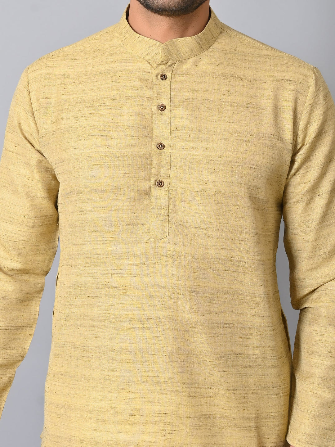 Striped Peach Kurta Set