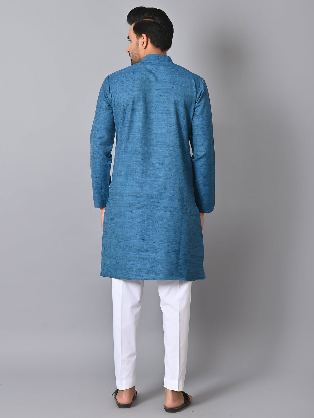 Striped Blue Kurta Set