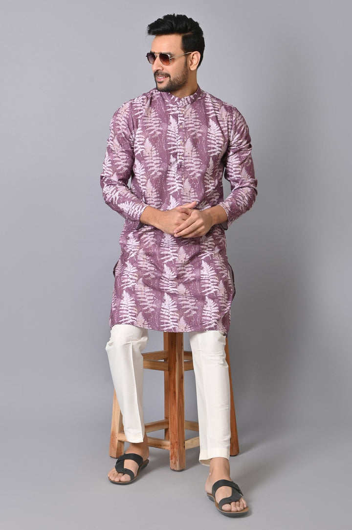 Sequence Wine Kurta Set