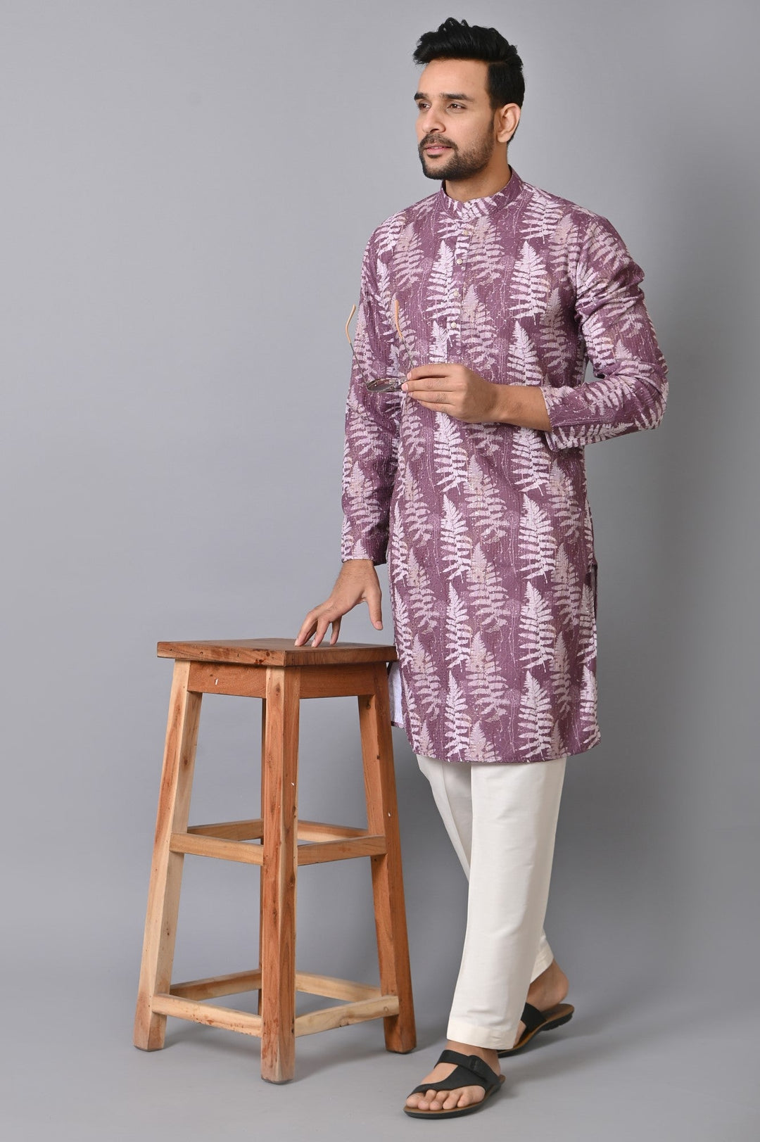 Sequence Wine Kurta Set