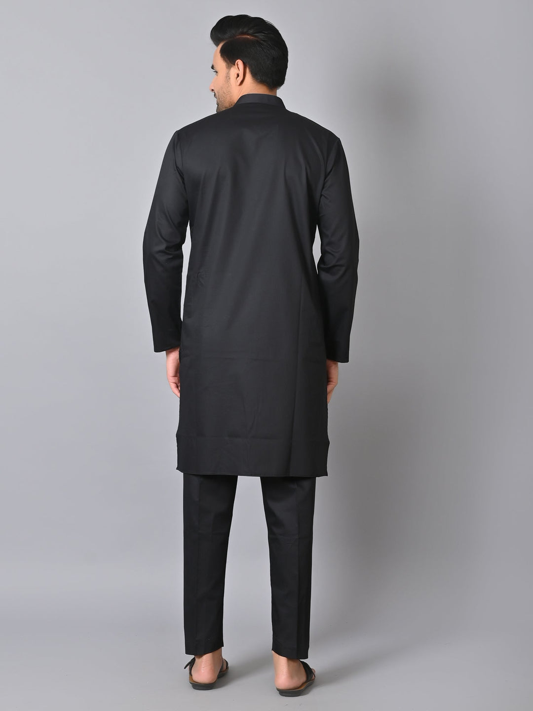 Solid Black Kurta Set