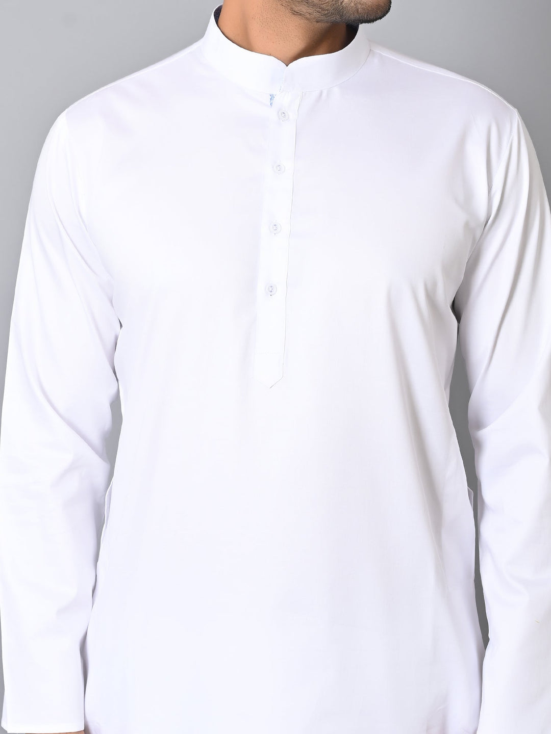 Solid White Kurta Set