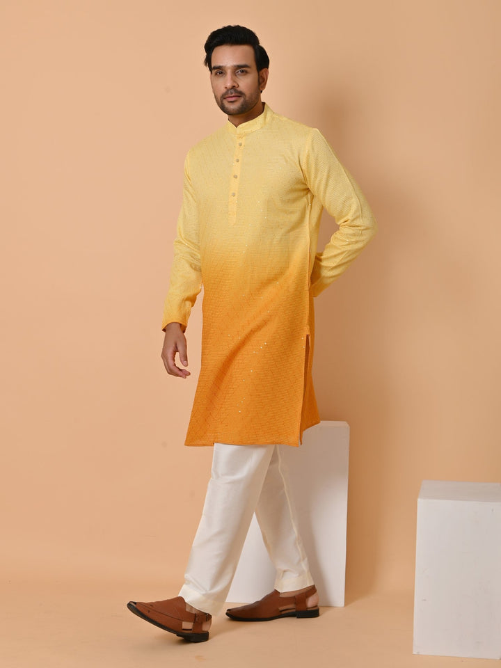 Sequence Yellow Kurta Set