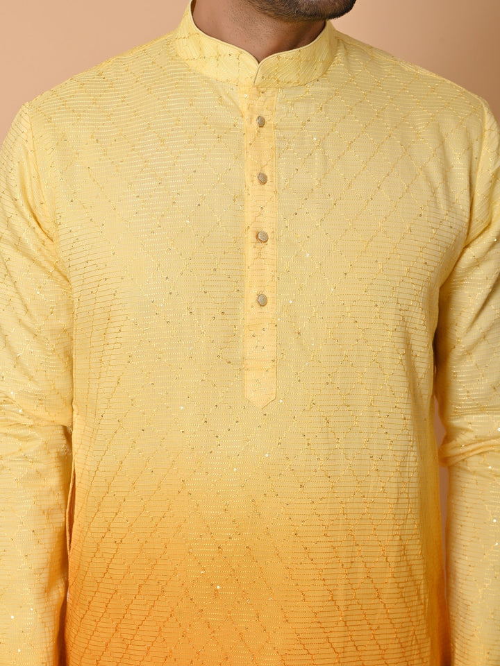 Sequence Yellow Kurta Set