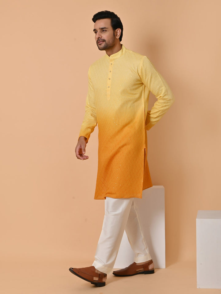 Sequence Yellow Kurta Set