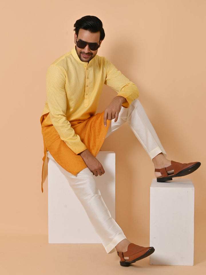 Sequence Yellow Kurta Set