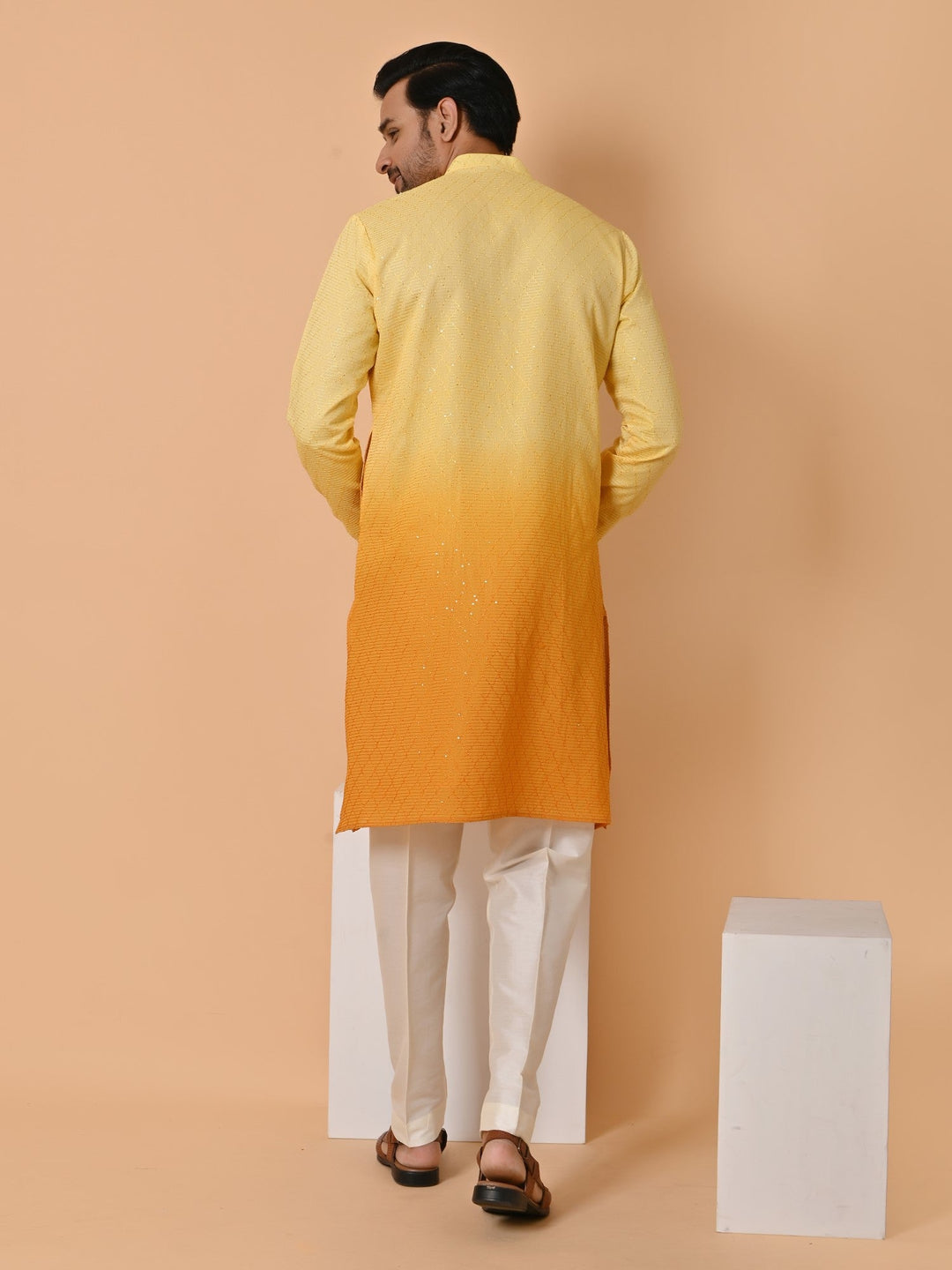 Sequence Yellow Kurta Set