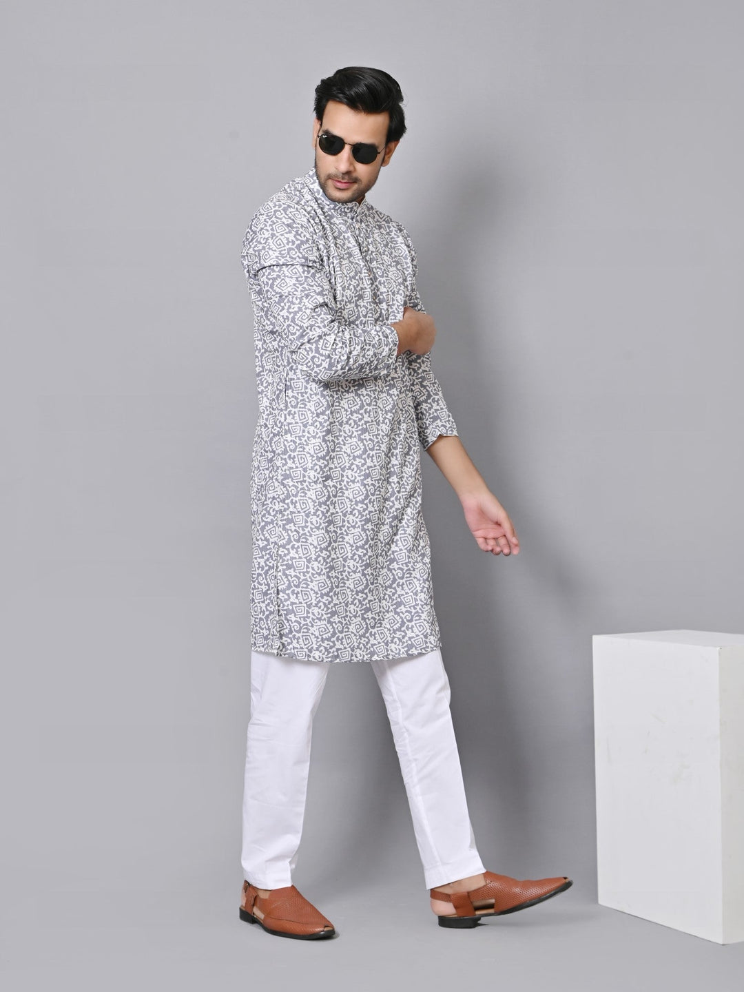 Sequence Grey Kurta Set