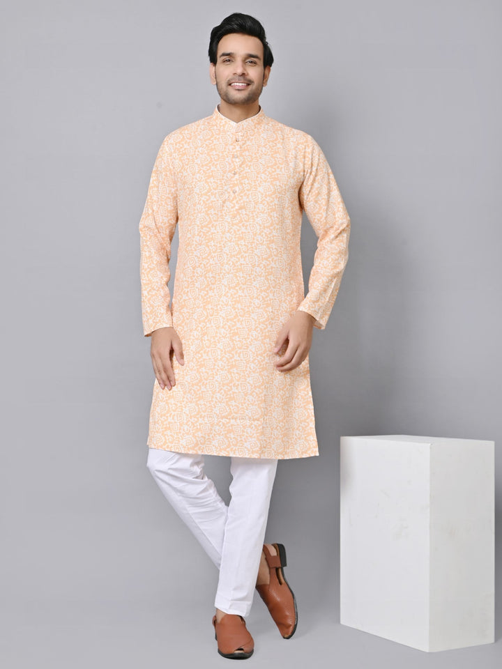 Sequence Mustard Kurta Set