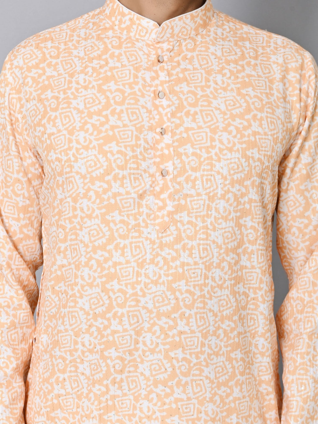 Sequence Mustard Kurta Set