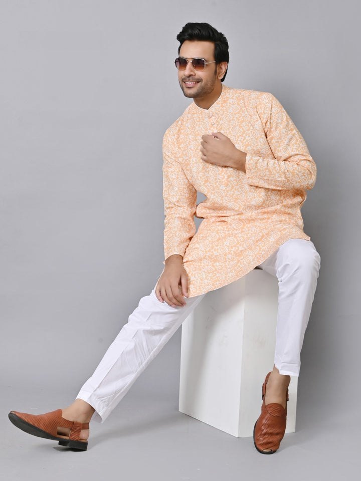 Sequence Mustard Kurta Set