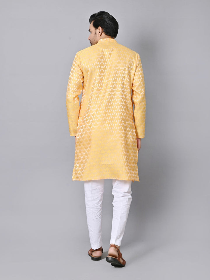 Floral Yellow Kurta Set