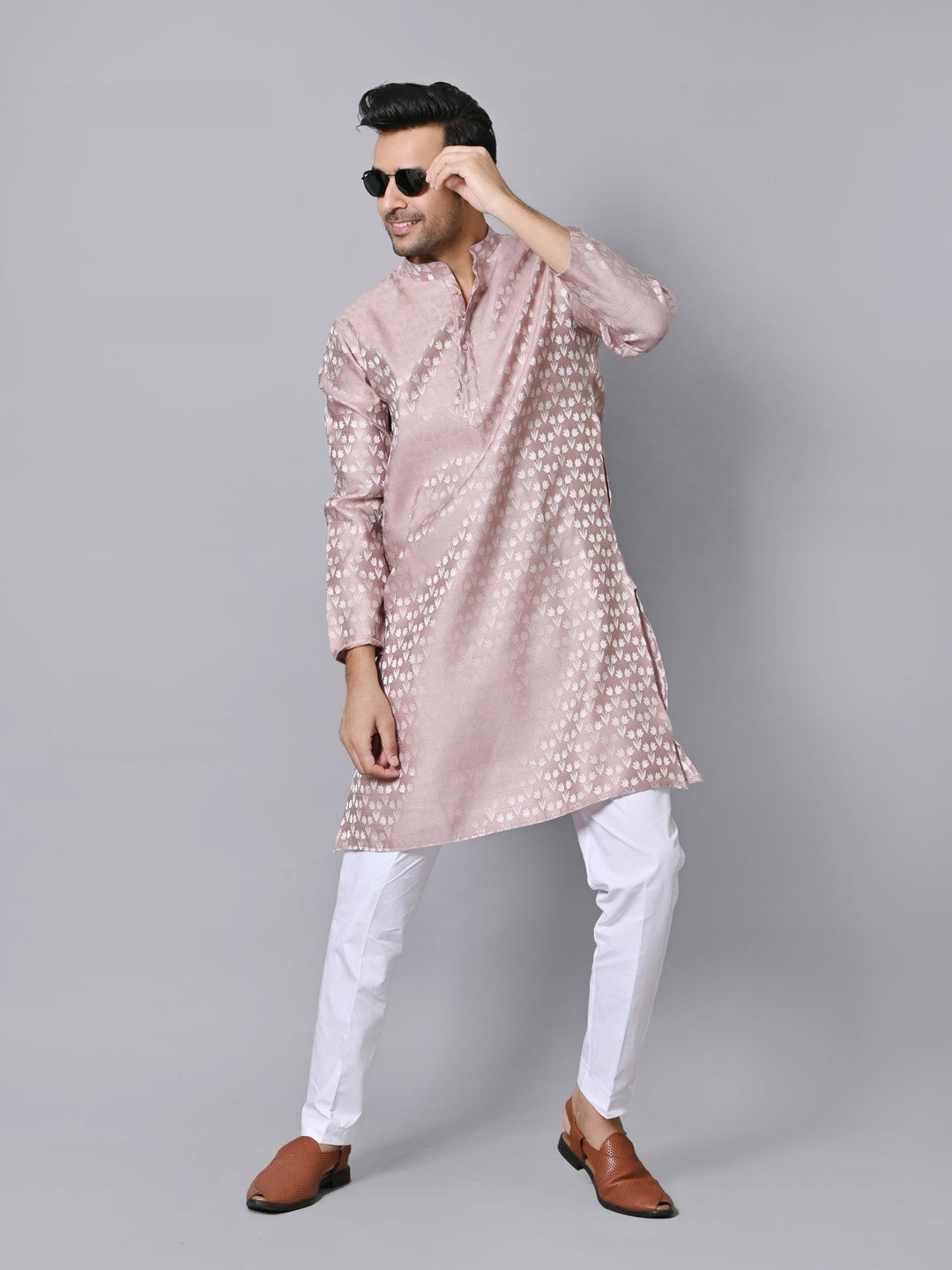 Floral Pink Kurta Set