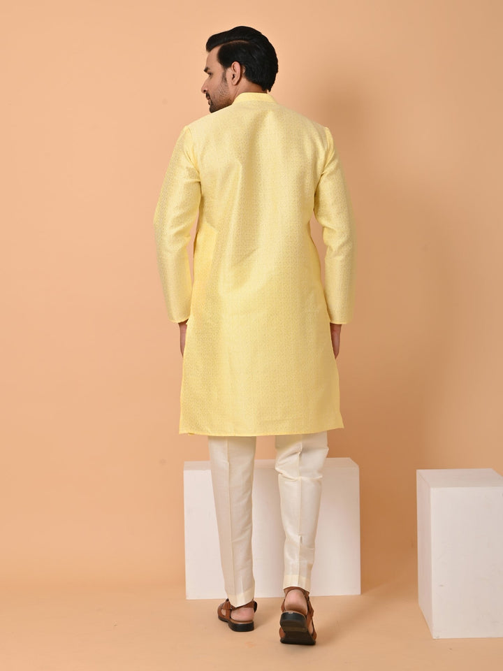 Leafs Yellow Kurta Set