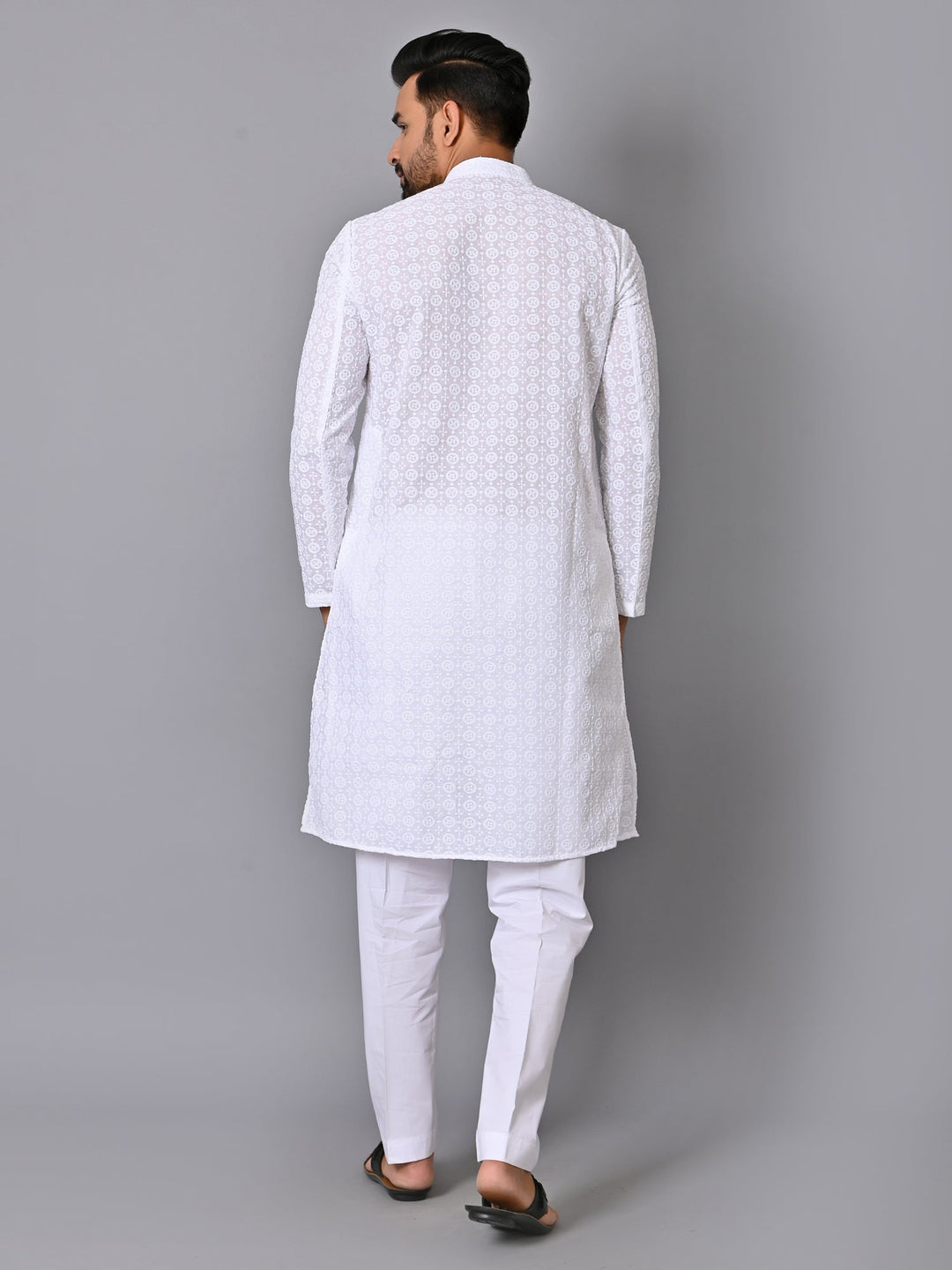 Ethnic Motifs White Kurta Set