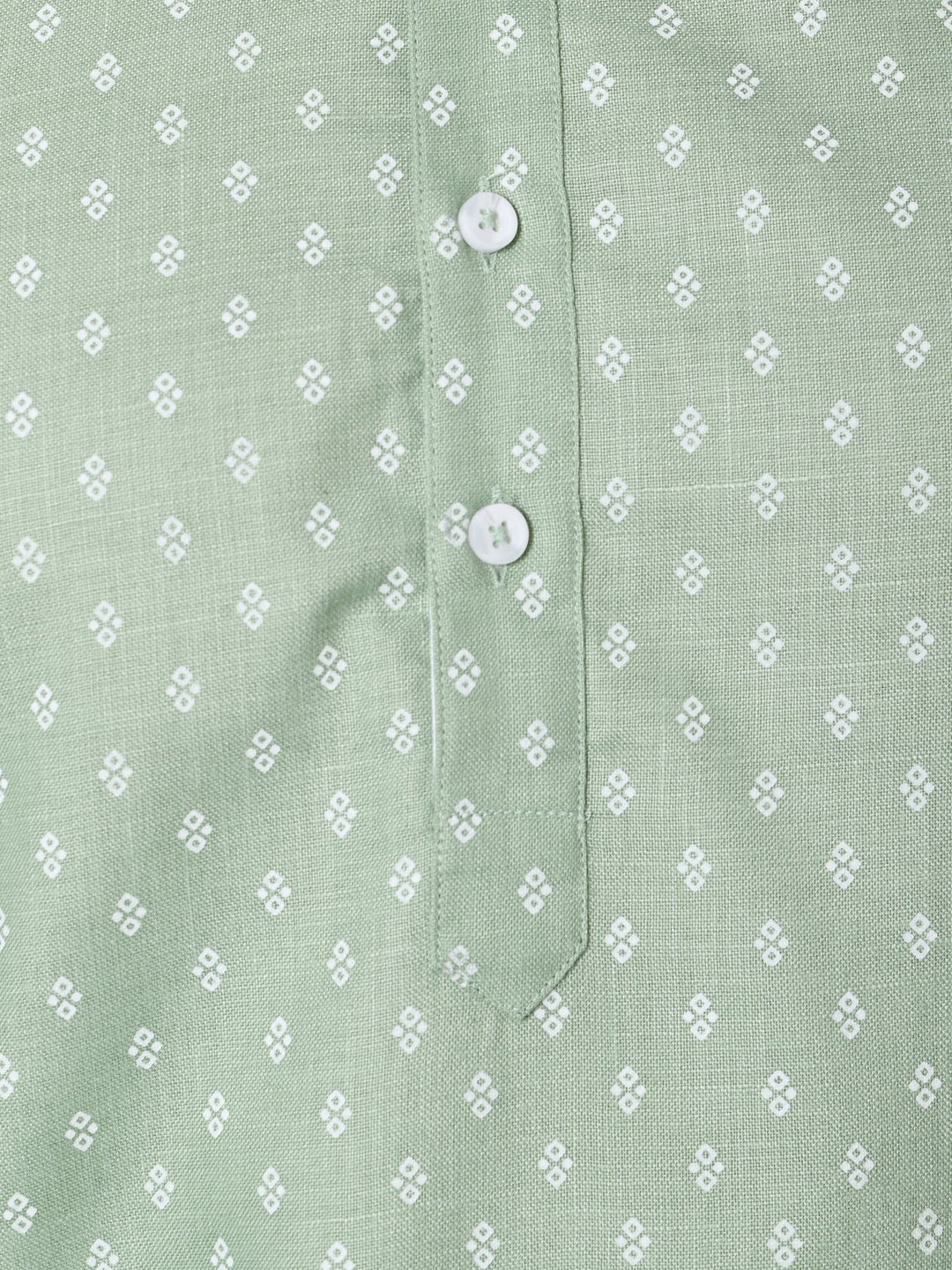 Ethnic Motifs Green Kurta Set