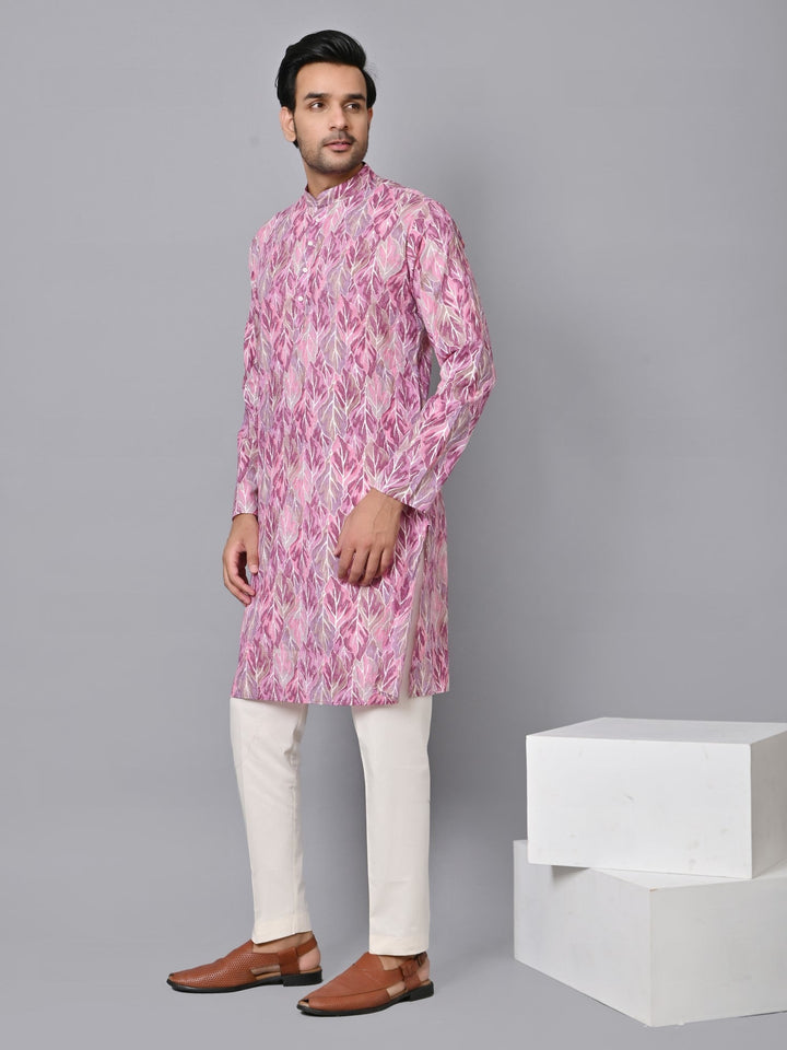 Ombre Pink Kurta Set