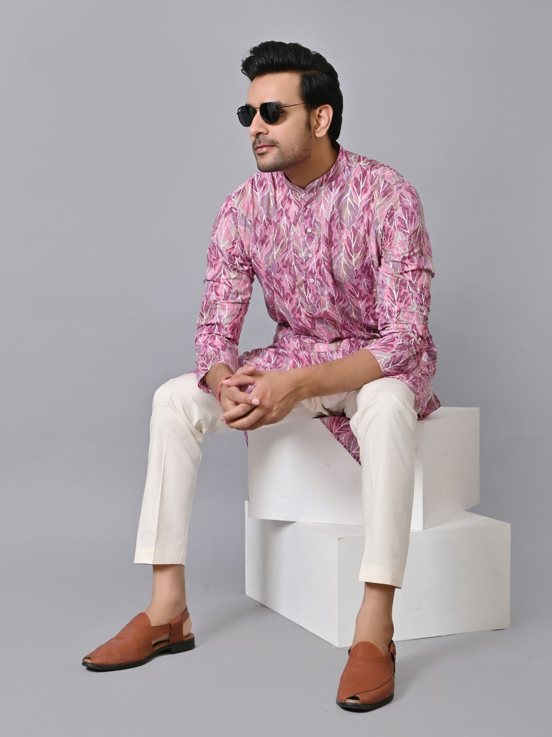 Ombre Pink Kurta Set