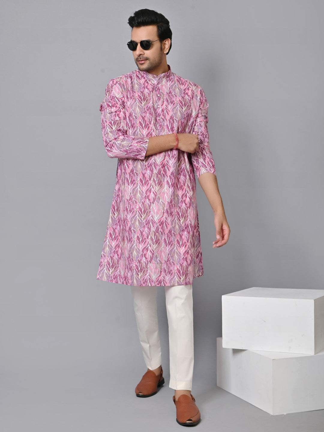 Ombre Pink Kurta Set