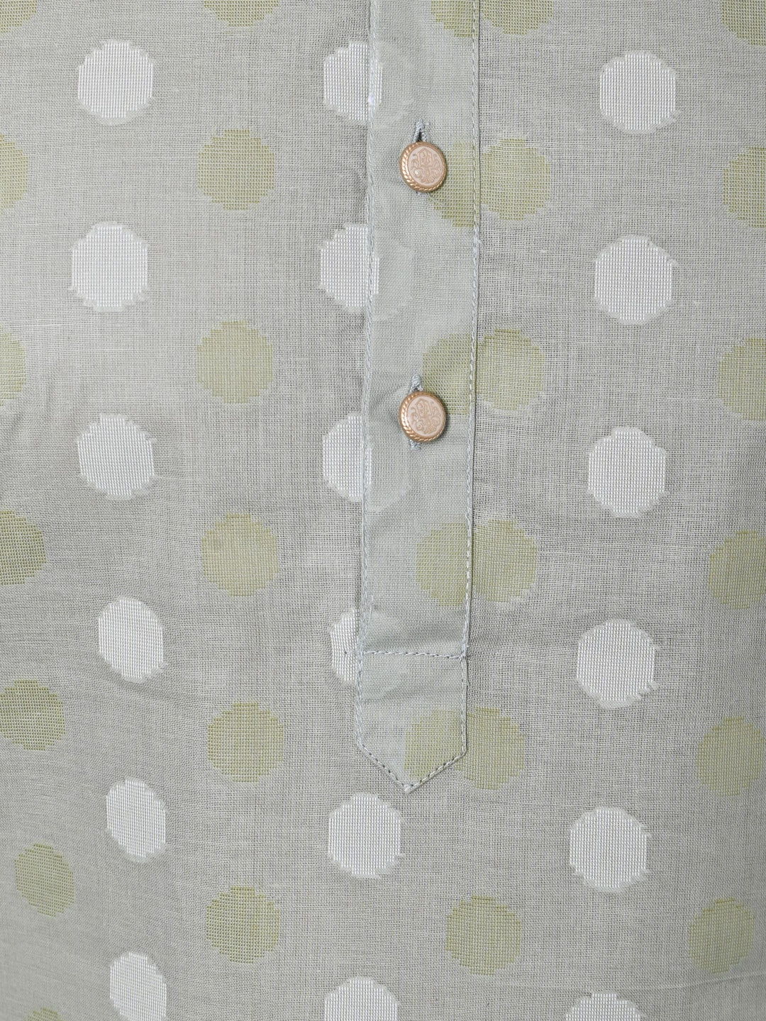 Geometric Grey Kurta Set