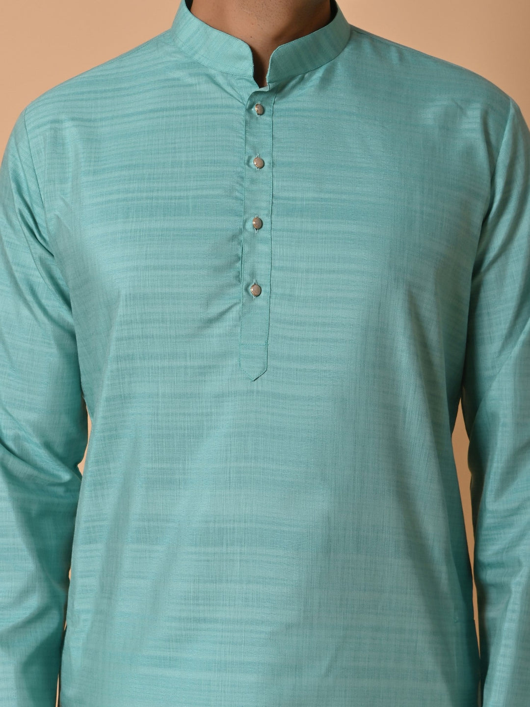 Solid Sea Green Kurta Set