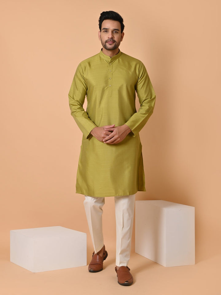 Solid Green Kurta Set