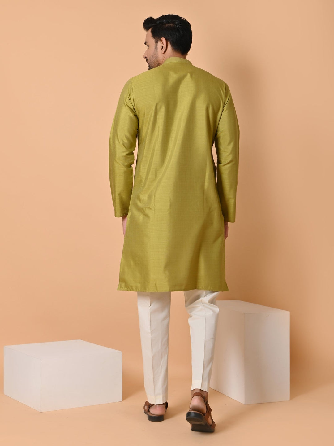 Solid Green Kurta Set