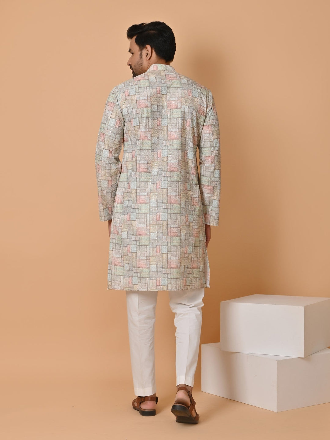 Checked Multi Kurta Set