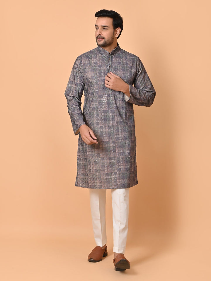 Sequence Grey Kurta Set