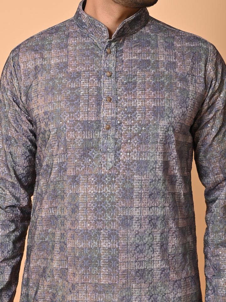 Sequence Grey Kurta Set