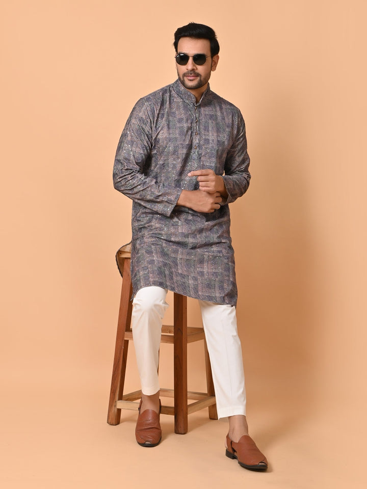 Sequence Grey Kurta Set