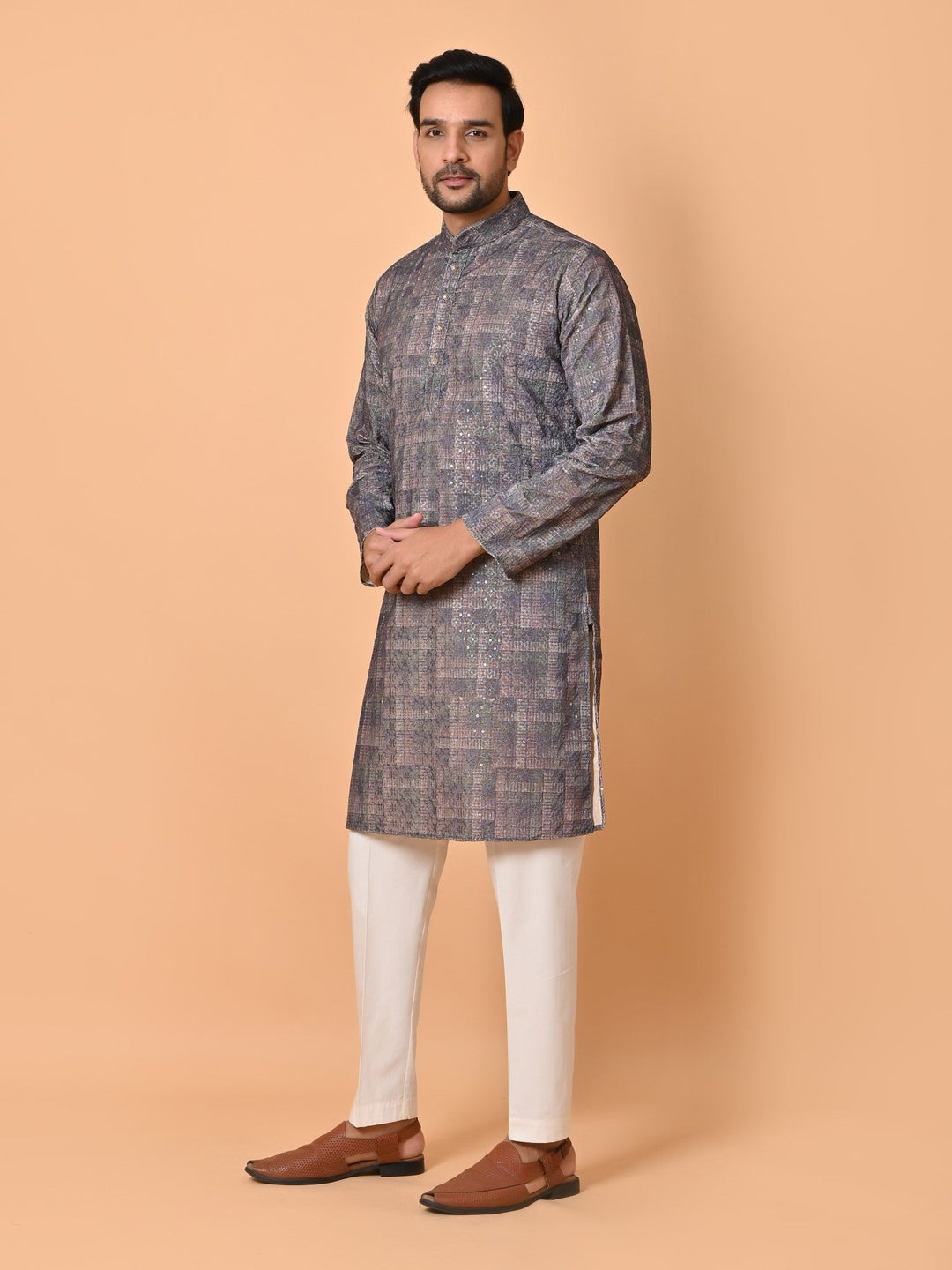 Sequence Grey Kurta Set