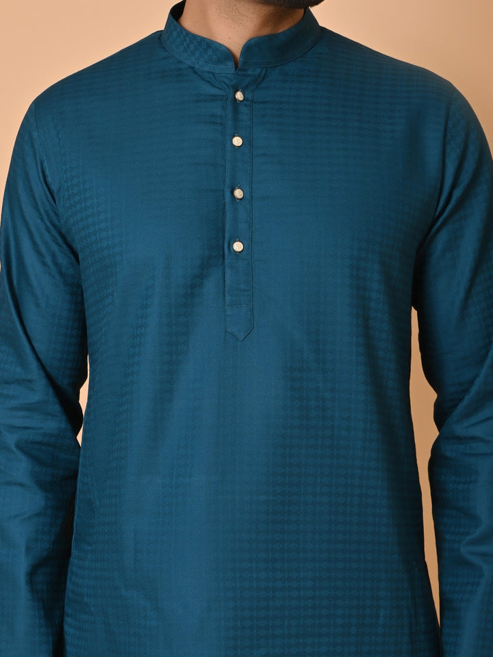 Striped Green Kurta Set