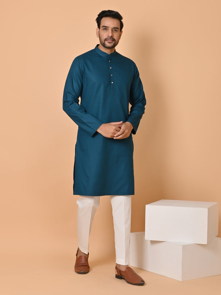 Striped Green Kurta Set