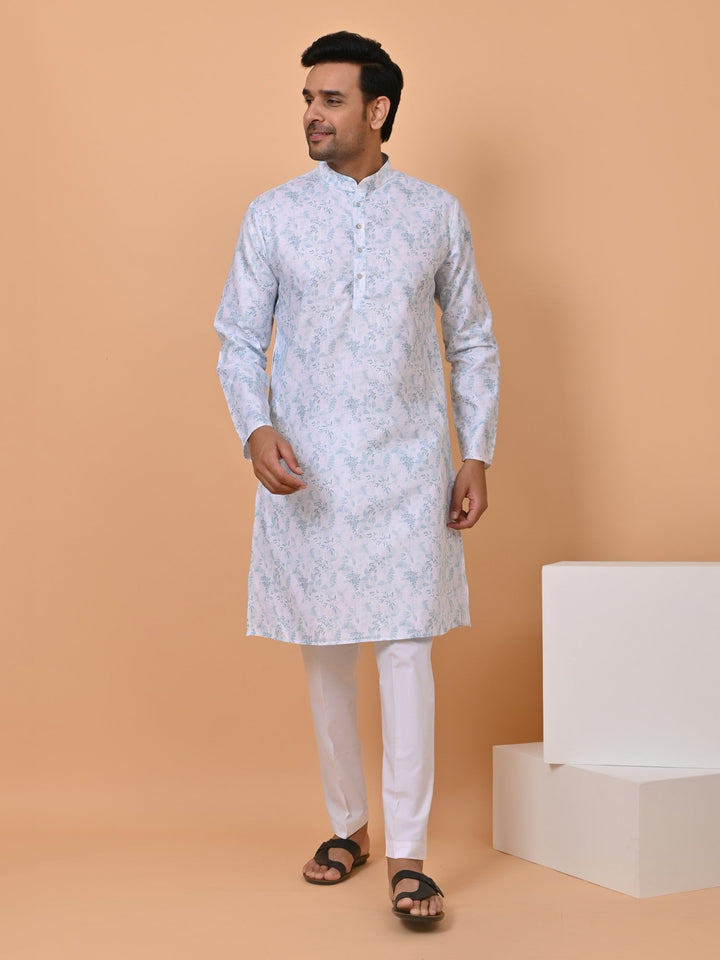 Leafs Green Kurta Set