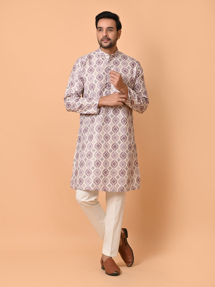 Sequence Cream Kurta Set