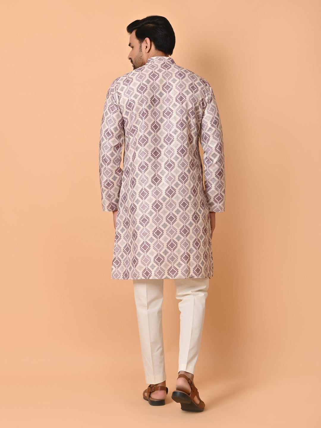 Sequence Cream Kurta Set