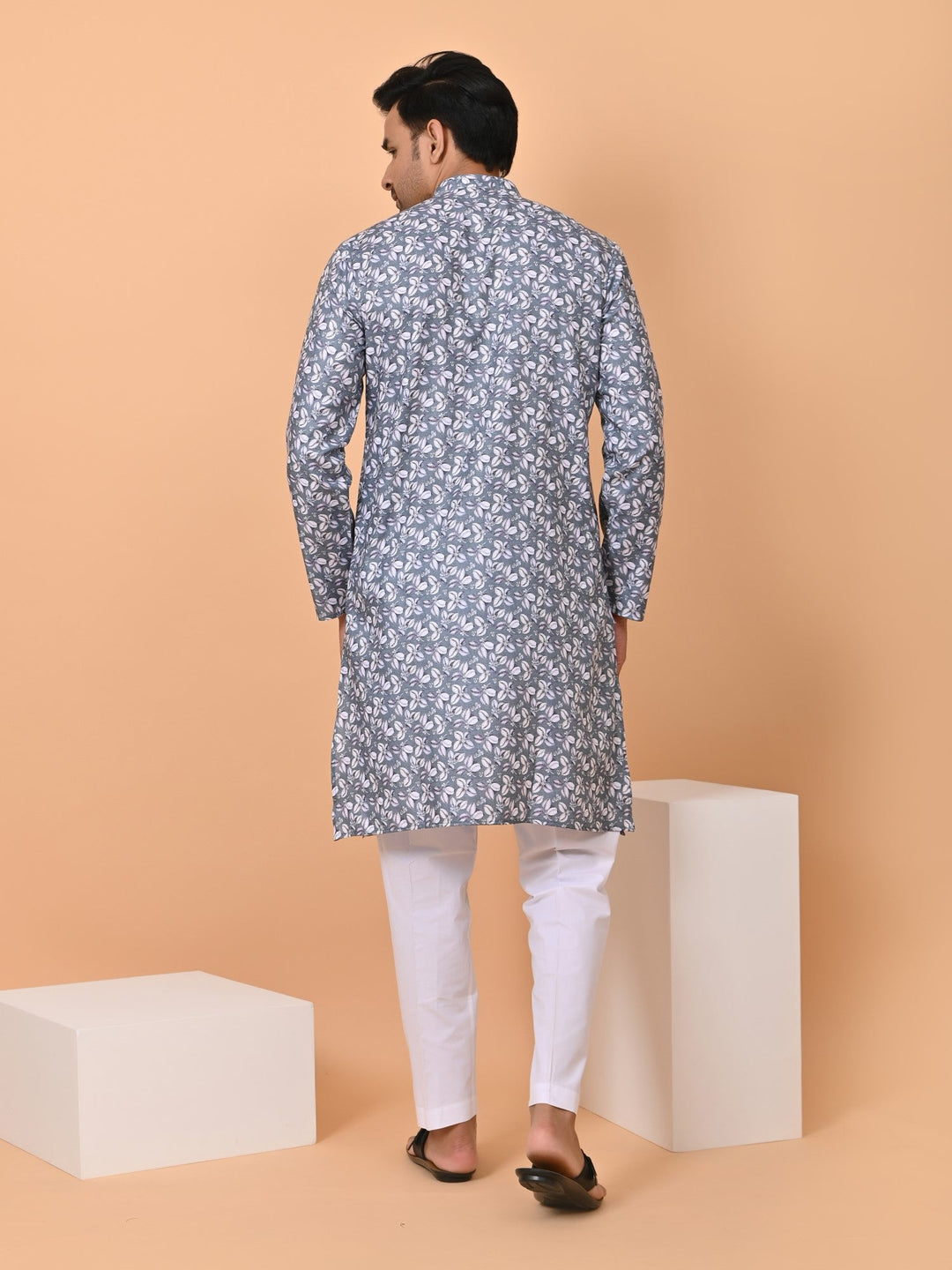 Floral Green Kurta Set