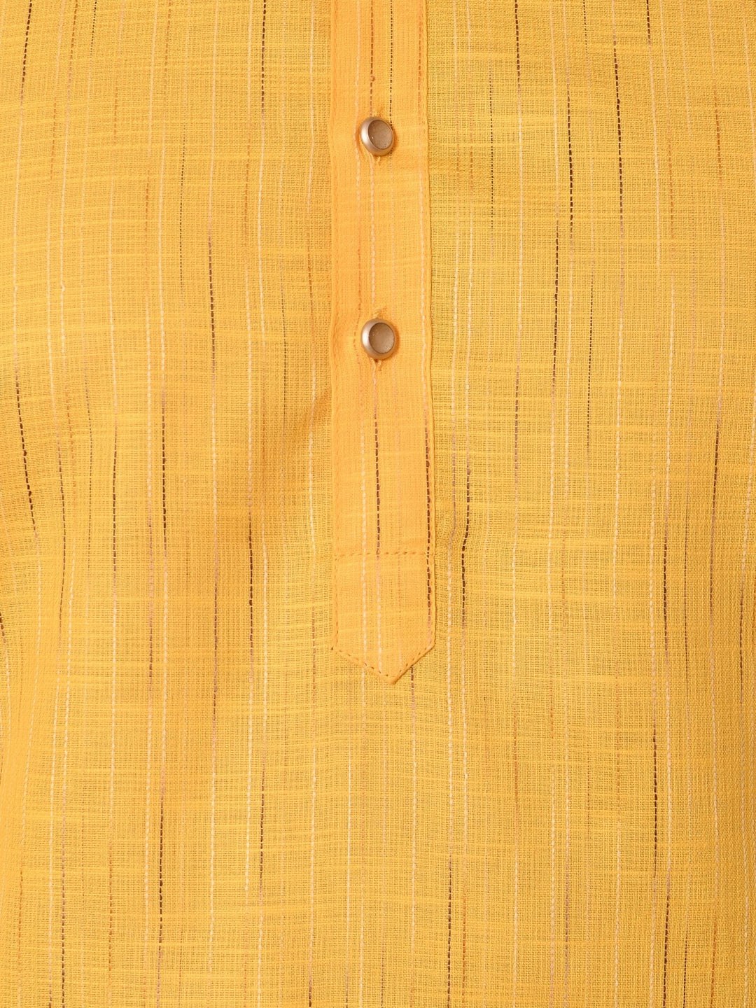 Striped Yellow Kurta Set