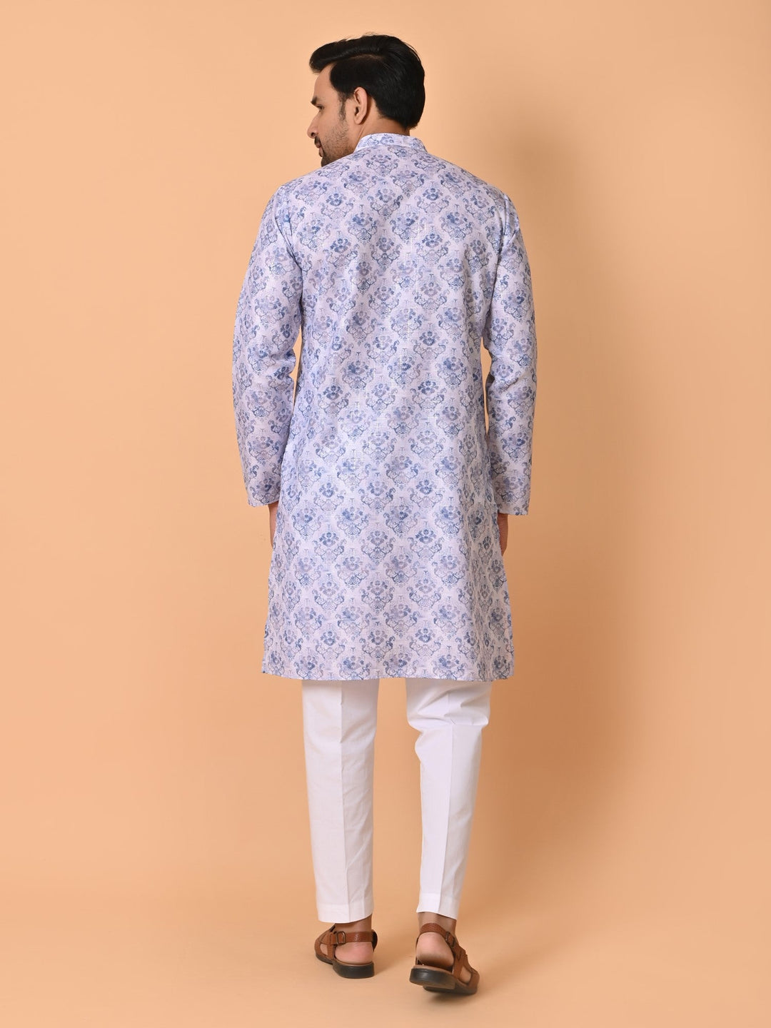 Floral Blue Kurta Set