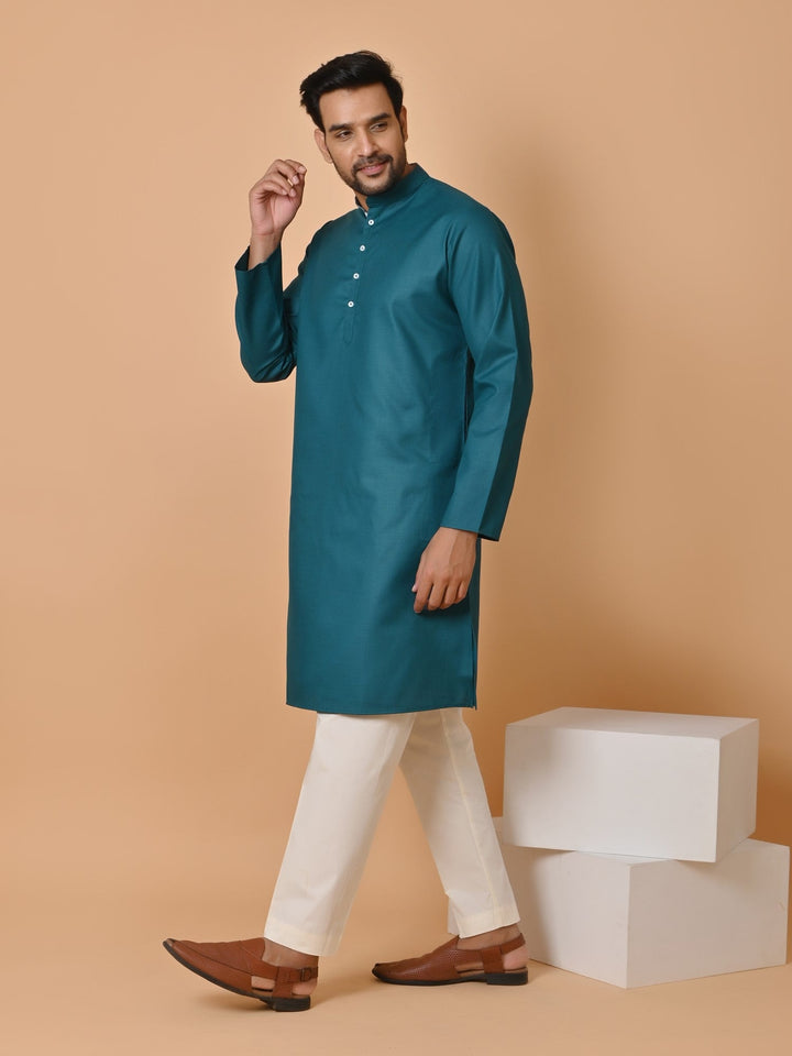 Solid Green Kurta Set