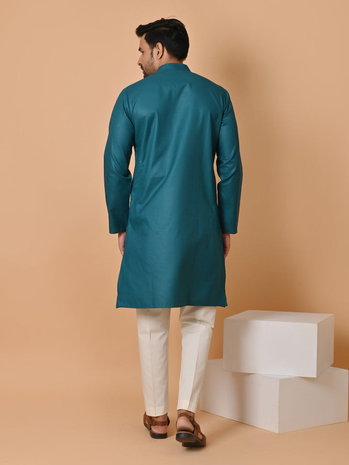 Solid Green Kurta Set