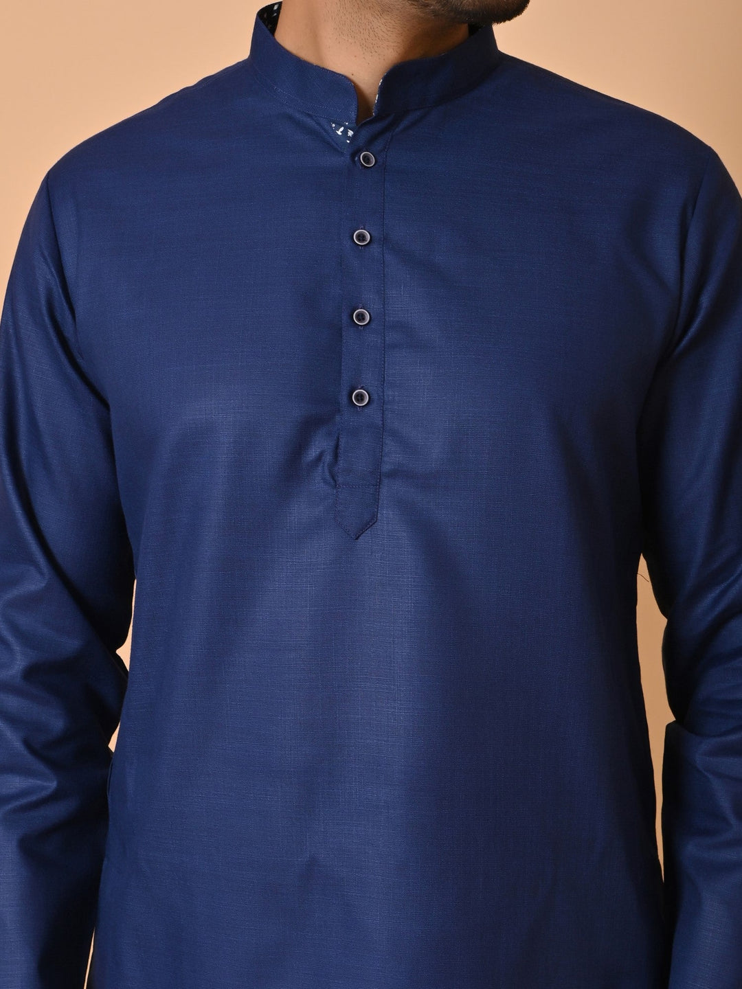 Solid Blue Kurta Set