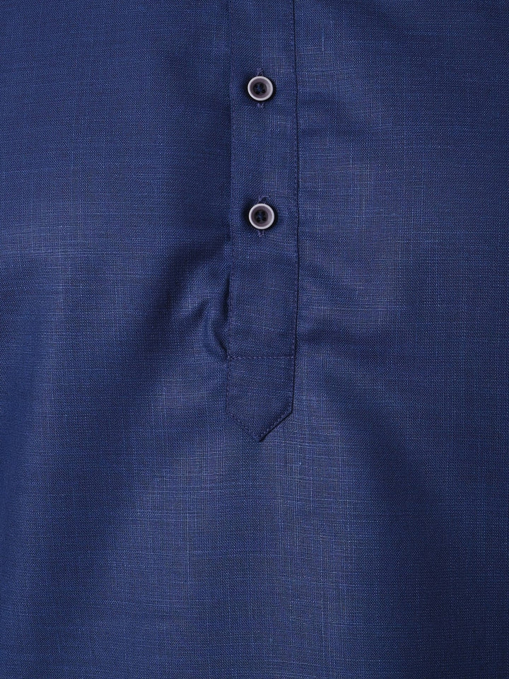 Solid Blue Kurta Set