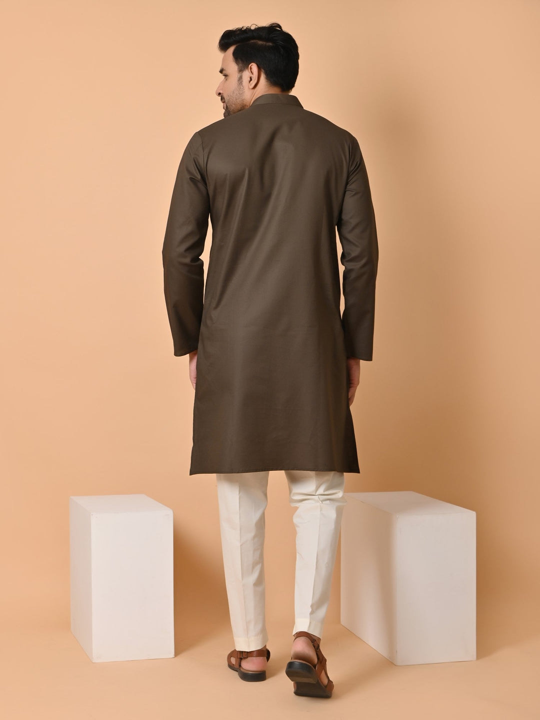 Solid Green Kurta Set
