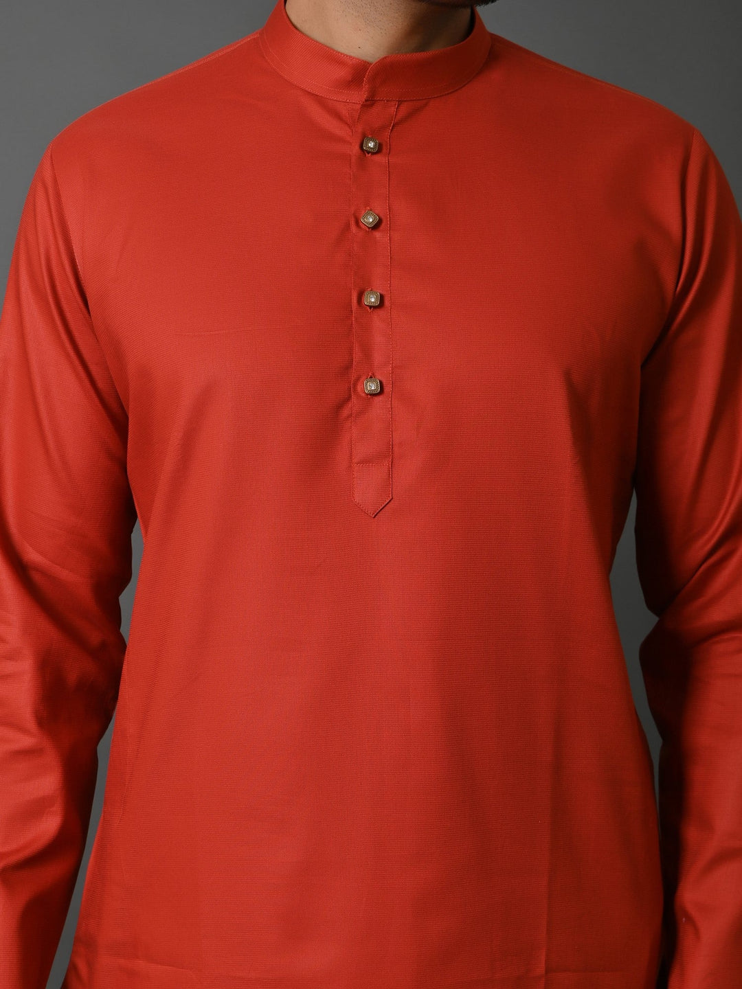 Solid Maroon Kurta Set