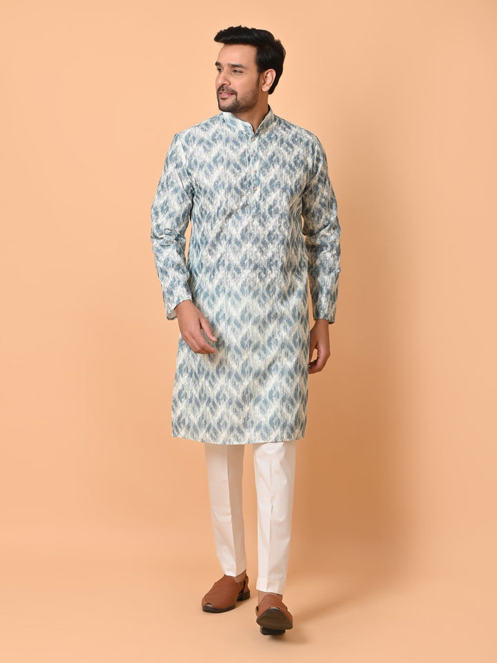 Chikan Green Kurta Set